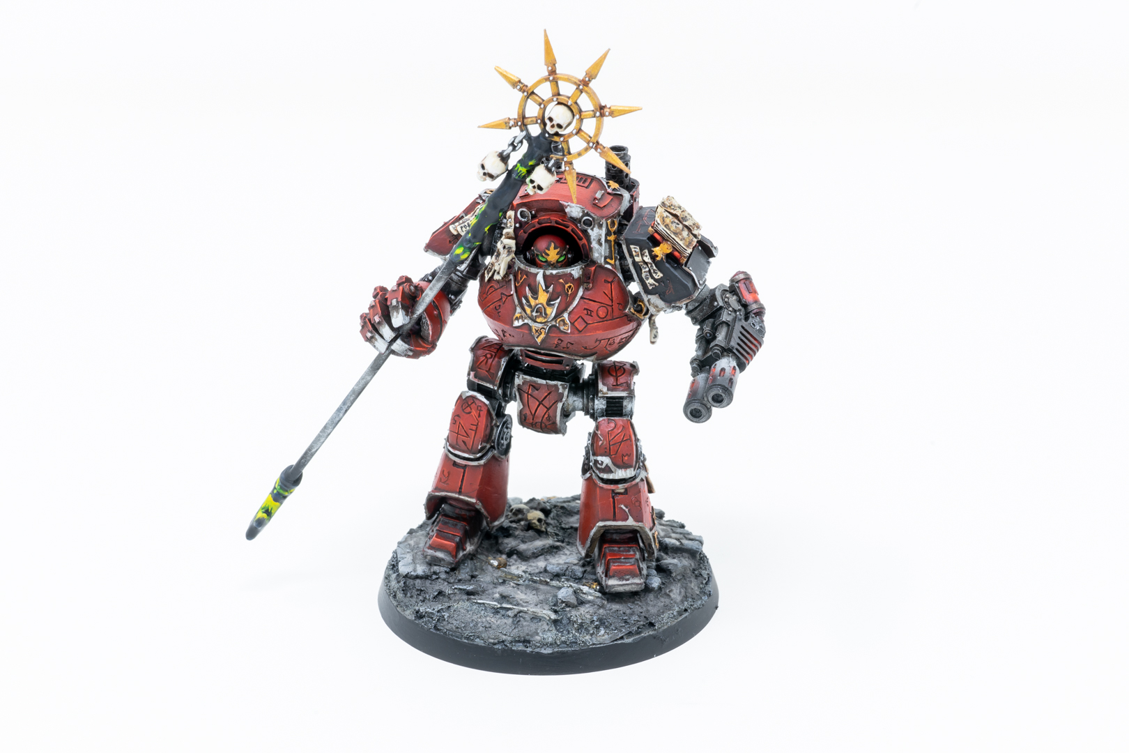 Showcase Word Bearers Contemptor Dreadnought Brookhammer